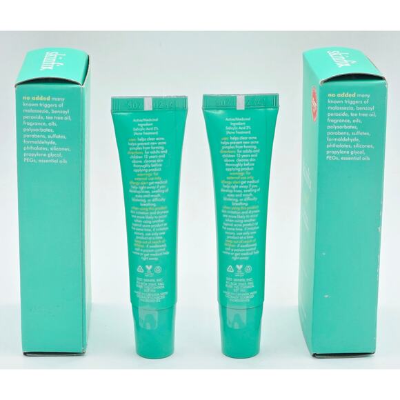 Skinfix Acne+ 2% BHA and Azelaic Acid Acne Spot Treatment 0.5 fl. oz,- x2 NIB - Picture 2 of 5